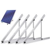 2 Paar Solarpanel Halterung 45 zoll, Universal Solarmodul Halterung Flachdach für Solarpanel 100W-600W mit eintsellbarem Neigungswinkel,Solarpanel Befestigung, eigbare Halterungen 1140MM - 1